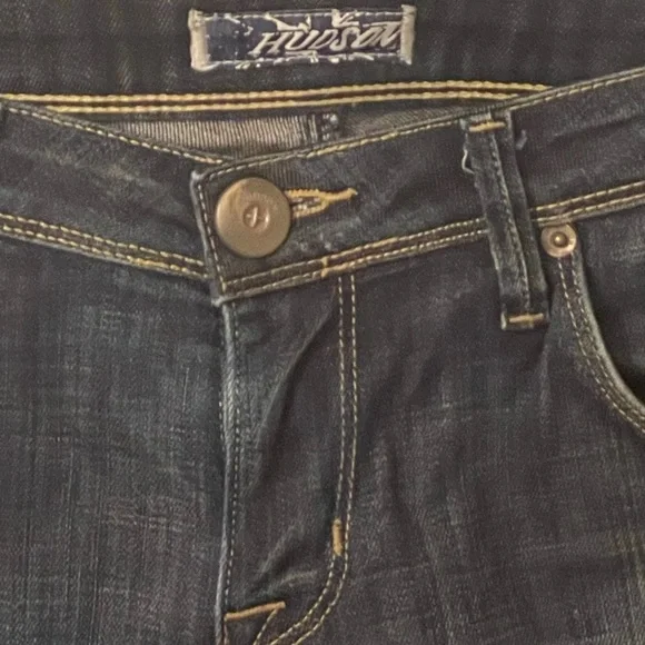 Hudson Jeans Women's Straight Leg in Dark Blue - Picture 3 of 6